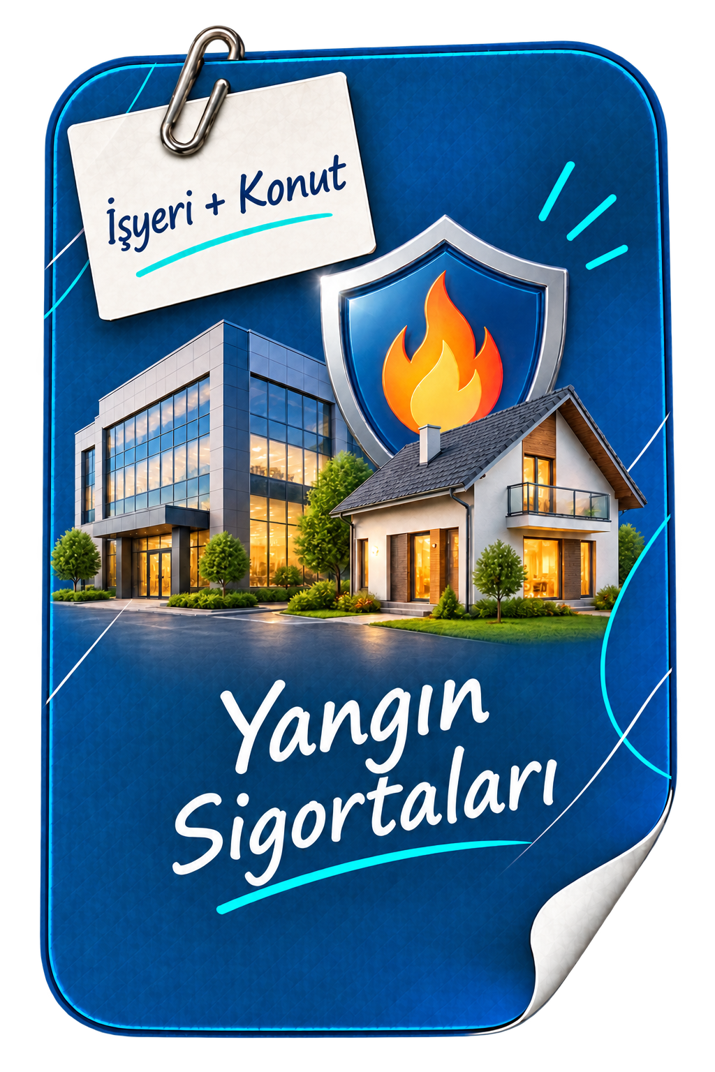 Yangın Sigortaları — İşyeri + Konut